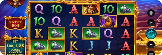Pirate Multi Coins Slot